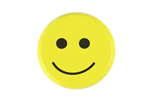 Studio Shot Smile Drucke: Emoticon, smiley