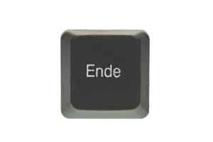 Computer Keyboard Key Drucke: Ende, end key of a computer keyboard