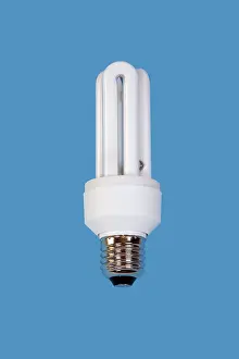 Studio Environment Photography Drucke: An energy-saving-lamp