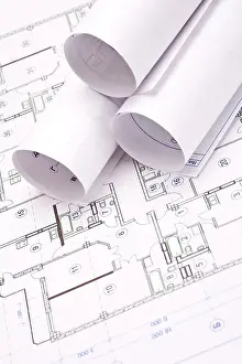 Architectural Plans Drucke: Engineering and architecture drawings