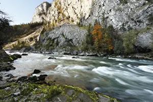 European Mountain Ranges Drucke: Enns River in the Gesaeuse Range