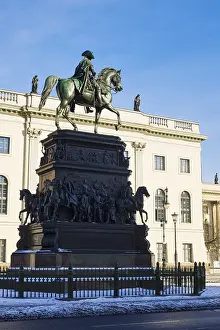 Unter Den Linden Berlin Germany Drucke: Equestrian statue of Frederick the Great