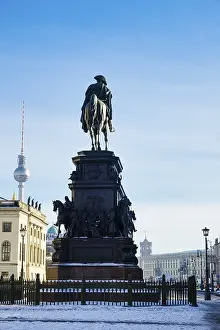 Unter Den Linden Berlin Germany Drucke: Equestrian statue of Frederick the Great