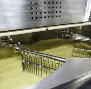 Dairy Product Manufacturing Drucke: Equipment at dairy processing plant