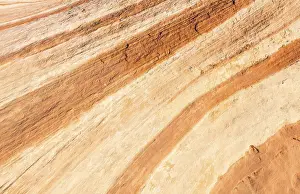 Valley Of Fire State Park USA Drucke: Eroded red sandstone formation Fire Wave