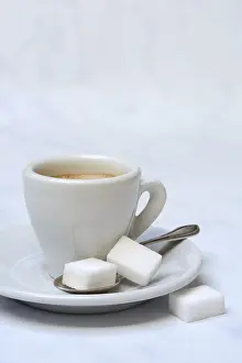 Espresso Cup Drucke: Espresso Cup with Sugar Cube