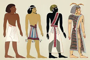 North African Heritage Images Drucke: Ethnic groups in ancient Egypt