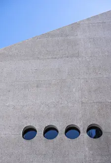 Contemporary Architecture Europe Drucke: Eton facade with round windows