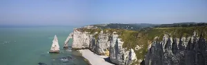 Steep Cliff Landscape Drucke: Etretat