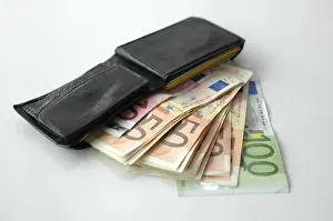 Currency Finance Drucke: Euro bank notes