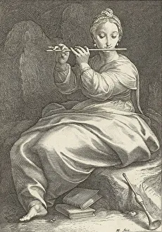 Ancient Civilizations Drucke: Euterpe or Eutelpe, one of the nine Muses