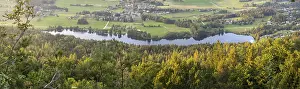Waterfront Scene Europe Drucke: Evening atmosphere, Rauschelesee
