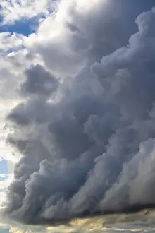 Cloudy Evening In Lapland Drucke: Evening cloud atmosphere, Gallivare