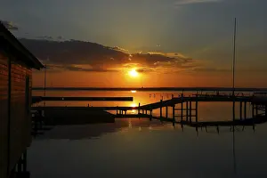 Lake Dummer Sunset Drucke: Evening at Lake Dummer, sunset