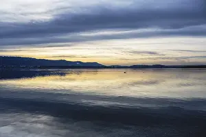 Radolfzell Lake Constance Drucke: Evening lighting, water reflections