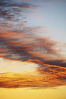 Cloudy Evening Atmosphere Drucke: Evening sky