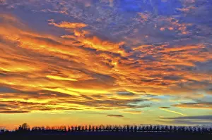 Deserted Evening Sky Drucke: Evening sky