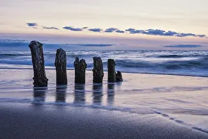 Evening Sky Germany Drucke: Evenings on the Baltic coast