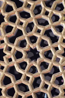 Deserted Ottoman Architecture Drucke: Example of applied Ottoman art patterns