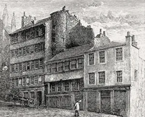 Scottish Cultural Heritage Drucke: The Excise Office at the Netherbow Port