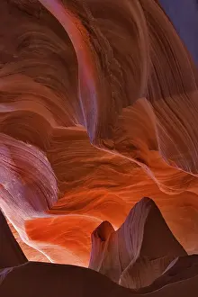 Austritt aus dem Antelope Canyon beleuchtet vom Sonnenlicht.