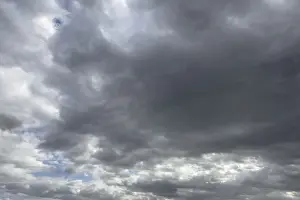 Cloudy Landscape Photography Drucke: Extensive field of stratocumulus clouds