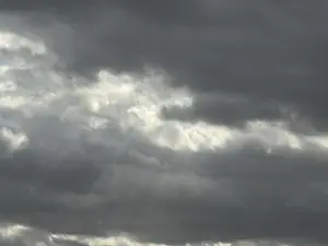 Cloudy Sky Landscapes Drucke: Extensive field of stratocumulus clouds