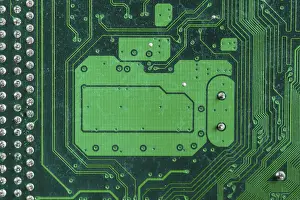 Computer Circuit Board Drucke: Extreme close up computer circuit board