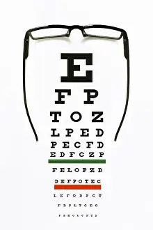 Reading Glasses Drucke: Eye Chart and Glasses