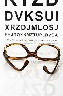 Reading Glasses Drucke: Eyesight test