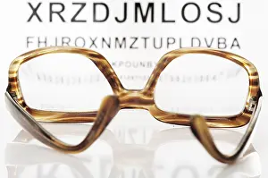 Reading Glasses Drucke: Eyesight test