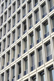 Deserted Building Exterior Drucke: Facade of a B