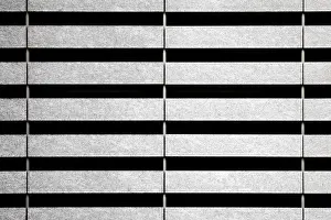 Venetian Blind Design Drucke: Facade of a building