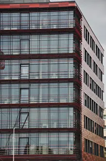 Drucke von Fassade, Gebäude, Architektur, Berlin, Haus, Fenster, modern, moderne Architektur, Deutschland Berliner Architektur Drucke: Fassade, Gebäude, Architektur