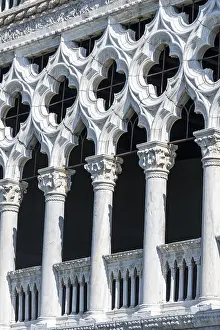 Gerahmter Druck : Fassade mit Säulen, Ca' d'Oro-Palast Gerahmter Druck : Fassade mit Säulen, Ca' d'Oro-Palast