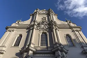 Baroque Style Churches In Europe Drucke: Facade of the Heilig-Geist-Kirche