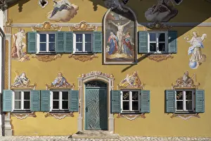 Luftlmalerei Germany Drucke: Facade with Luftlmalerei