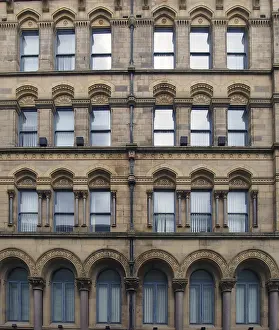 Northern Europe Tourist Attraction Drucke: The facade of the former milligan