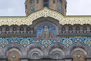 Deserted Russian Orthodox Church Drucke: Detail on the facade, Russian Chapel