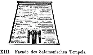 Fassade des Tempels Salomos