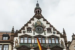 Administrative Building Europe Drucke: Facade of the town hall, Wolfach