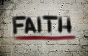 Catholic Symbolism Drucke: Faith Concept