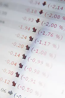 Capital Market Downturn Drucke: Falling share rates