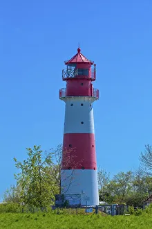 Blue Sky Landscapes Europe Drucke: Falshoeft lighthouse, navigation