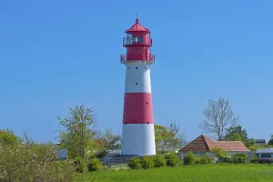 German Landscapes Drucke: Falshoeft lighthouse, navigation
