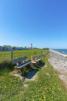 Northern European Coast Drucke: Falshoeft lighthouse, navigation