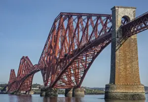 Forth-Brücke Drucke: Die berühmte Forth-Brücke in Edinburgh.