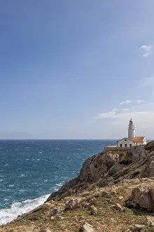 Cala Rajada Cliffs Drucke: Far de Capdepera lighthouse, cliffs