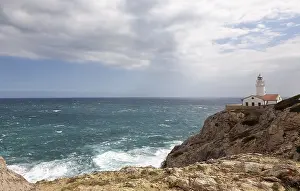 Cala Rajada Cliffs Drucke: Far de Capdepera lighthouse, cliffs