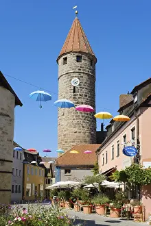 Historic German Fortification Drucke: Farberturm also called Pulverturm